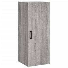 Armoire murale sonoma gris 34,5x34x90 cm