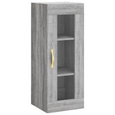 Armoire murale sonoma gris 34,5x34x90 cm