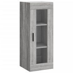 Armoire murale sonoma gris 34,5x34x90 cm