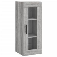 Armoire murale sonoma gris 34,5x34x90 cm