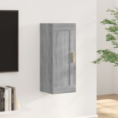 Armoire murale Sonoma gris 35x34x90 cm Bois d'ingénierie