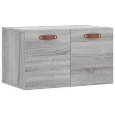 Armoire murale Sonoma gris 60x36,5x35 cm Bois d'ingénierie