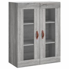 Armoire murale sonoma gris 69,5x34x90 cm