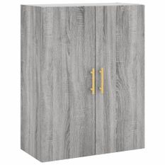 Armoire murale sonoma gris 69,5x34x90 cm