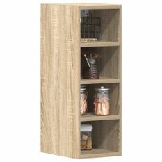 Armoire suspendue chêne sonoma 20x29,5x60 cm bois d'ingénierie