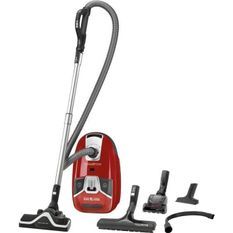 Aspirateur sac silence force compact rouge