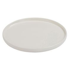 Assiette à rebord porcelaine blanche Ocel D 23 cm