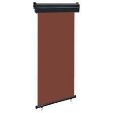 Auvent latéral de balcon 100x250 cm Marron
