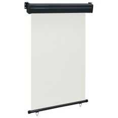 Auvent latéral de balcon 120x250 cm Crème