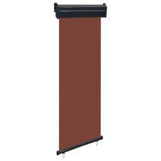 Auvent latéral de balcon 60x250 cm Marron