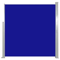 Auvent latéral rétractable 140 x 300 cm Bleu