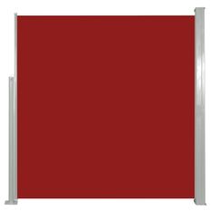 Auvent latéral rétractable 140 x 300 cm Rouge