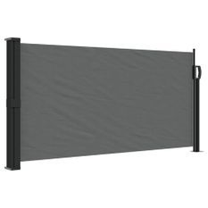 Auvent latéral rétractable anthracite 100x300 cm