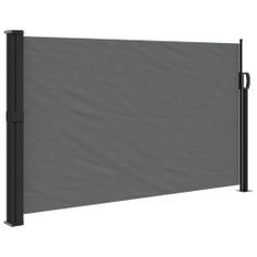 Auvent latéral rétractable anthracite 120x600 cm