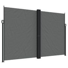 Auvent latéral rétractable anthracite 220x600 cm