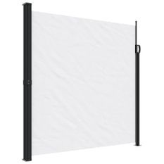 Auvent latéral rétractable blanc 200x500 cm