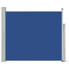 Auvent latéral rétractable de patio 100x300 cm Bleu 2