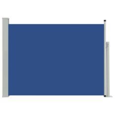 Auvent latéral rétractable de patio 100x500 cm Bleu