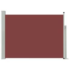 Auvent latéral rétractable de patio 100x500 cm Marron