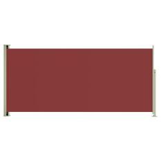 Auvent latéral rétractable de patio 140x300 cm Rouge