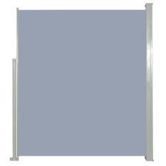 Auvent latéral rétractable de patio 160 x 300 cm Gris 2