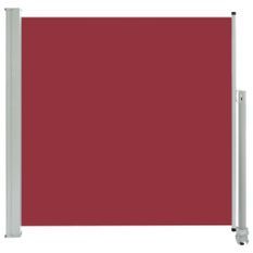 Auvent latéral rétractable de patio 160x300 cm Rouge