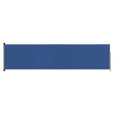 Auvent latéral rétractable de patio 160x600 cm Bleu