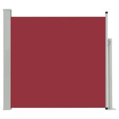 Auvent latéral rétractable de patio 170x300 cm Rouge