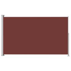 Auvent latéral rétractable de patio 180x300 cm Marron