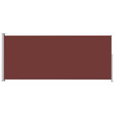 Auvent latéral rétractable de patio 180x500 cm Marron 2