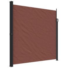 Auvent latéral rétractable marron 200x300 cm