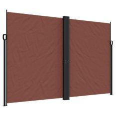 Auvent latéral rétractable marron 220x1000 cm