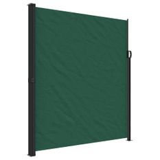 Auvent latéral rétractable vert foncé 220x300 cm