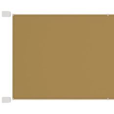 Auvent vertical Beige 100x1000 cm Tissu oxford