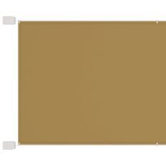 Auvent vertical Beige 100x800 cm Tissu oxford