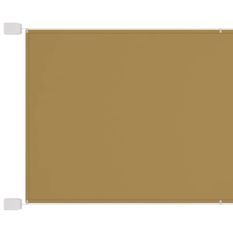 Auvent vertical Beige 140x1200 cm Tissu oxford