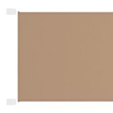 Auvent vertical Taupe 100x1200 cm Tissu oxford