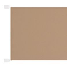 Auvent vertical Taupe 100x270 cm Tissu oxford