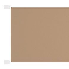 Auvent vertical Taupe 100x360 cm Tissu oxford