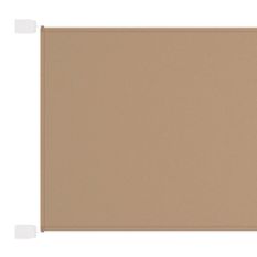 Auvent vertical Taupe 140x600 cm Tissu oxford