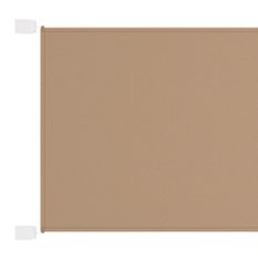 Auvent vertical Taupe 140x800 cm Tissu oxford