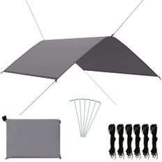 Bâche d'extérieur 3x2 m Gris
