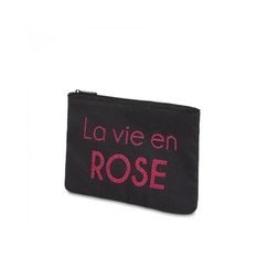 BAM - Pochette noire - Message La Vie en Rose