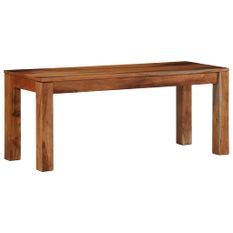 Banc 110 cm bois massif d'acacia