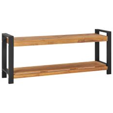 Banc 120 cm Bois de teck solide 2