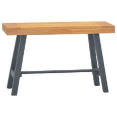 Banc 80 cm Bois massif de teck