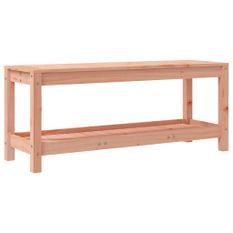 Banc de jardin 108x35x45 cm bois massif Douglas