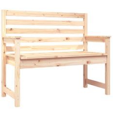 Banc de jardin 109x48x91,5 cm bois massif de pin