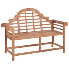 Banc de jardin 127x58,5x92,5 cm Bois massif de teck