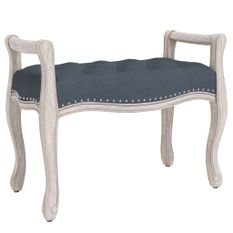 Banc Gris foncé 80x45x60 cm Velours